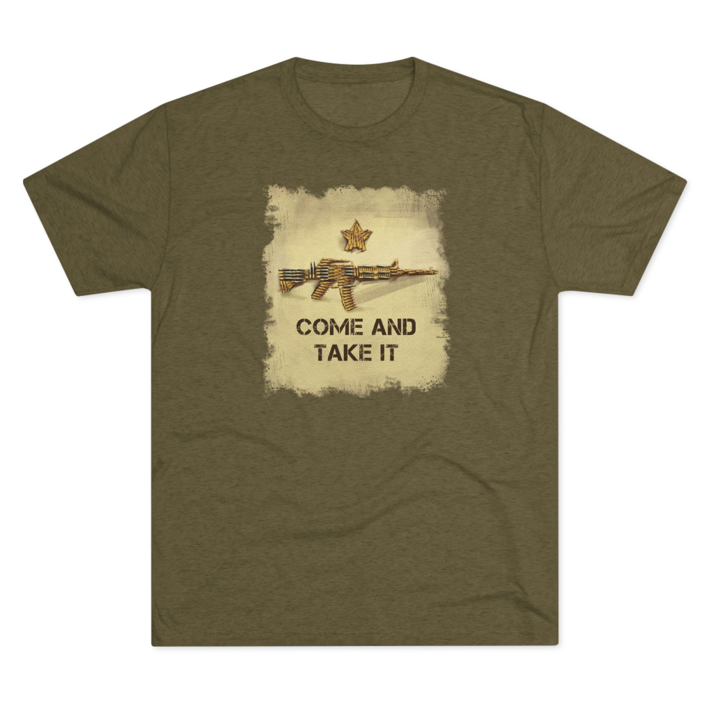 Come and Take It AR-15 men's T-shirt with AR-15 graphic
