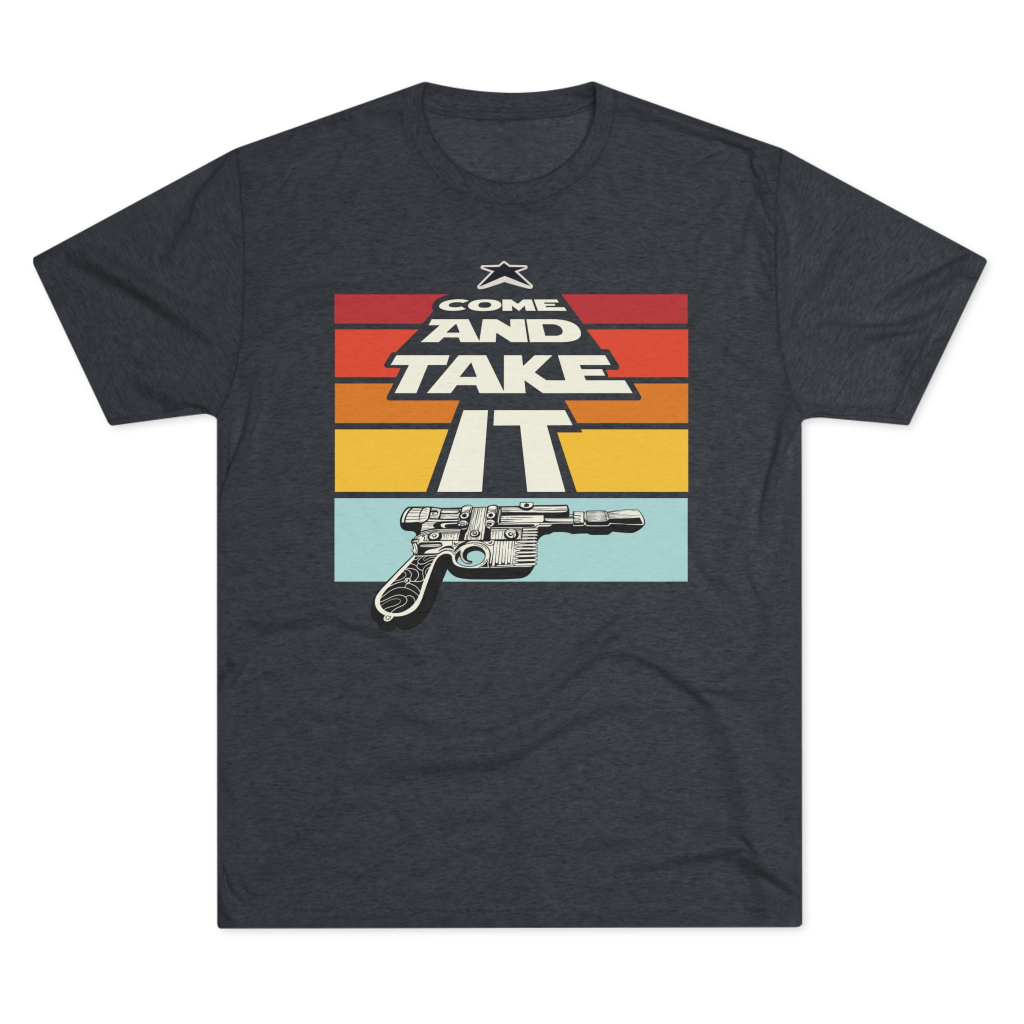 Come and Take It Darth Vader men's T-shirt with Star Wars inspired graphic